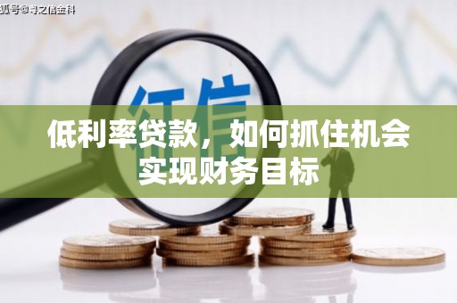 弥勒低利率贷款，如何抓住机会实现财务目标
