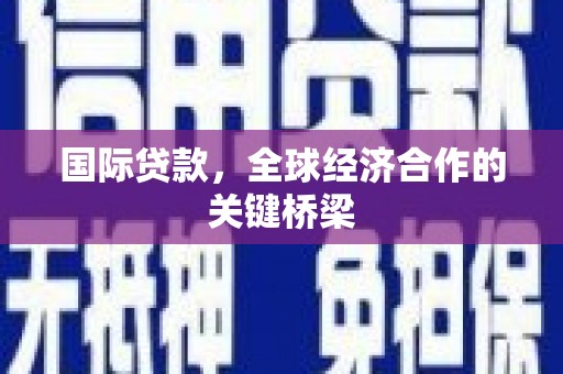 南宫国际贷款，全球经济合作的关键桥梁