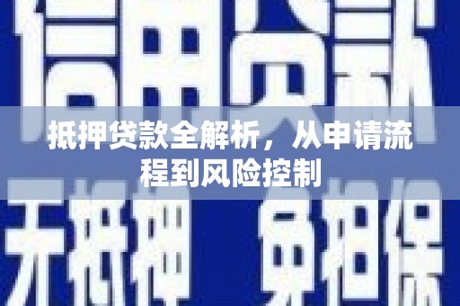海盐抵押贷款全解析，从申请流程到风险控制