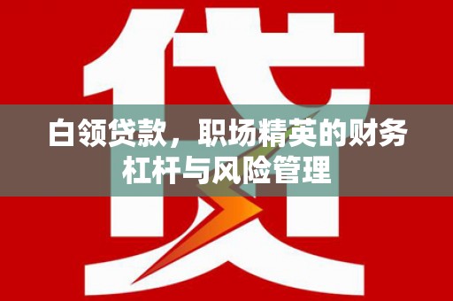 三义白领贷款，职场精英的财务杠杆与风险管理