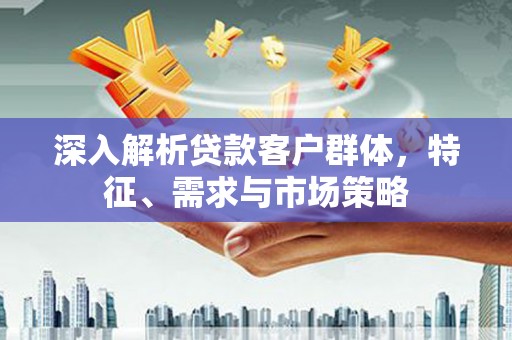 深坑深入解析贷款客户群体，特征、需求与市场策略