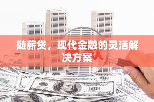 安阳随薪贷，现代金融的灵活解决方案