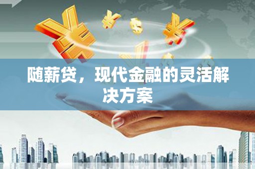 哈尔滨随薪贷，现代金融的灵活解决方案