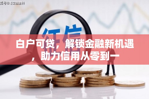 哈尔滨白户可贷，解锁金融新机遇，助力信用从零到一