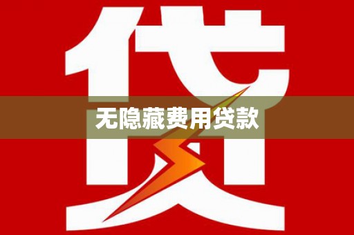 大丰无隐藏费用贷款