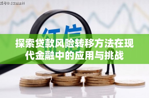 济宁探索贷款风险转移方法在现代金融中的应用与挑战