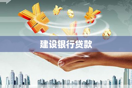 比如建设银行贷款