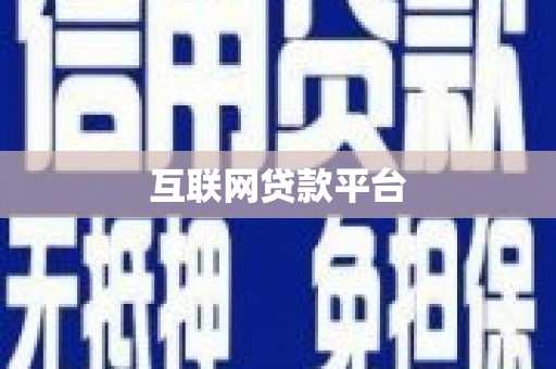 广东互联网贷款平台
