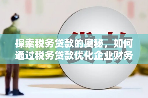 乳源探索税务贷款的奥秘，如何通过税务贷款优化企业财务