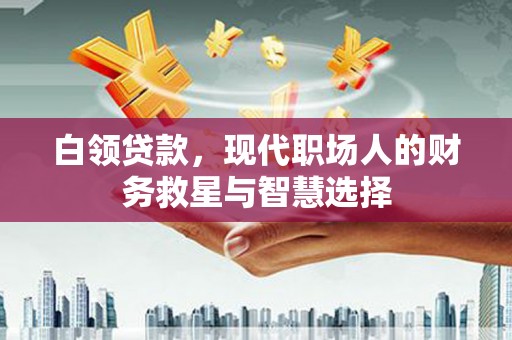 雨花白领贷款，现代职场人的财务救星与智慧选择