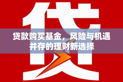 凤林贷款购买基金，风险与机遇并存的理财新选择