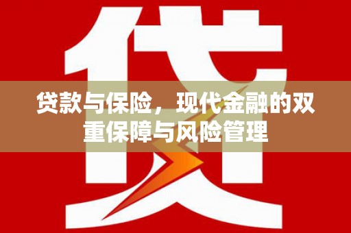 青神贷款与保险，现代金融的双重保障与风险管理