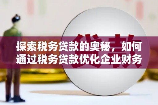 三沙探索税务贷款的奥秘，如何通过税务贷款优化企业财务