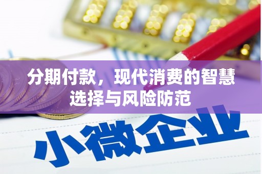新北分期付款，现代消费的智慧选择与风险防范