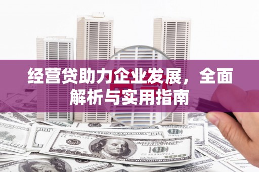 高邮经营贷助力企业发展，全面解析与实用指南