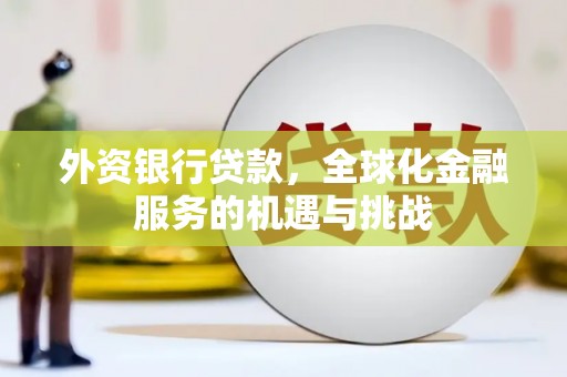 赵县外资银行贷款，全球化金融服务的机遇与挑战