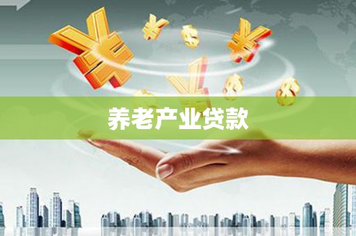 瑶海养老产业贷款