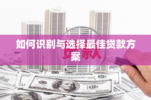 石龙如何识别与选择最佳贷款方案